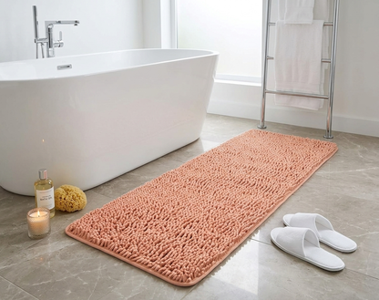 Casahebra Tapete de Baño Alargado de Microfibra Shag